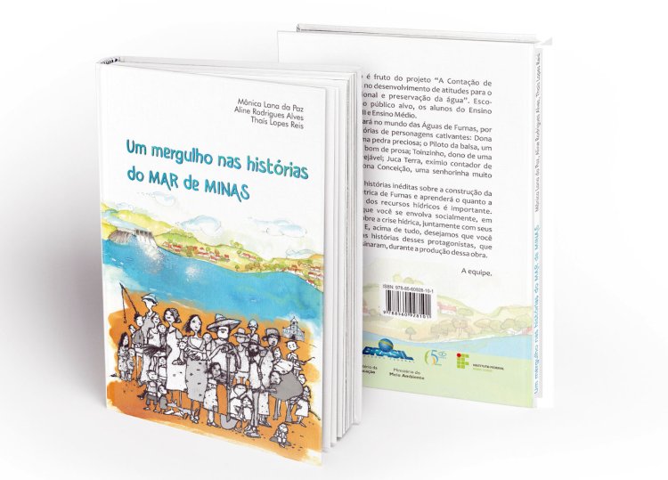 Livro sobre o Mar de Minas é distribuído a visitantes e alunos do IFMG