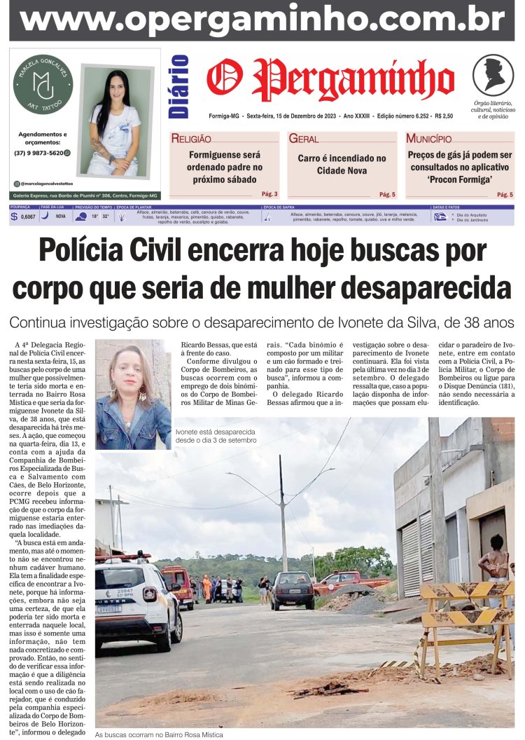 O pergaminho 15/12/2023