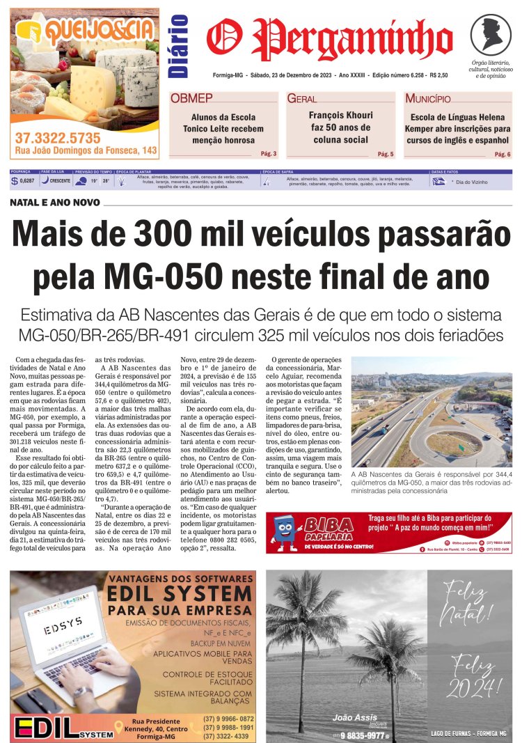 O Pergaminho 23/12/2023