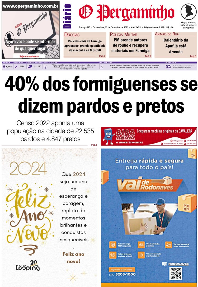 O Pergaminho 27/12/2023