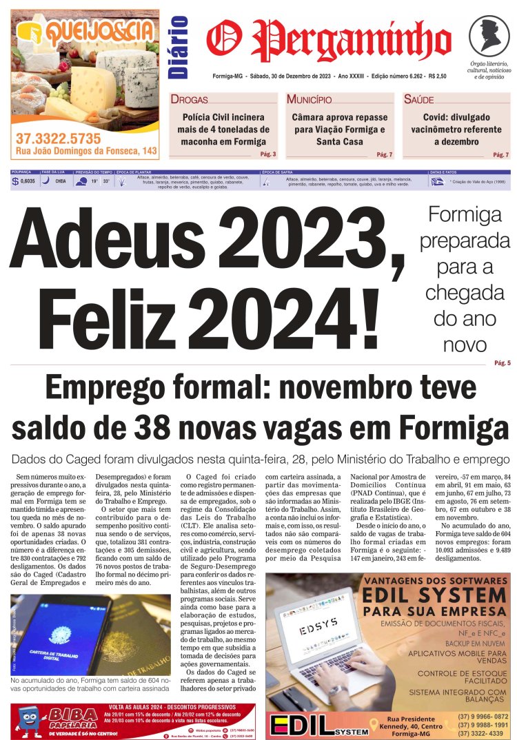 O Pergaminho 30/12/2023
