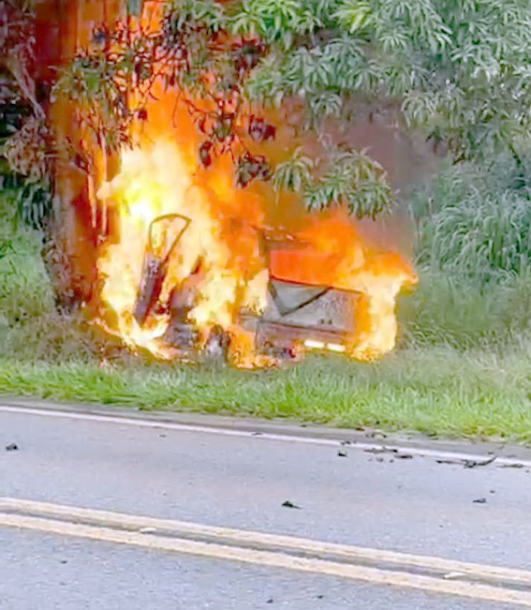 Motorista de 18 anos morre carbonizado na MG-050