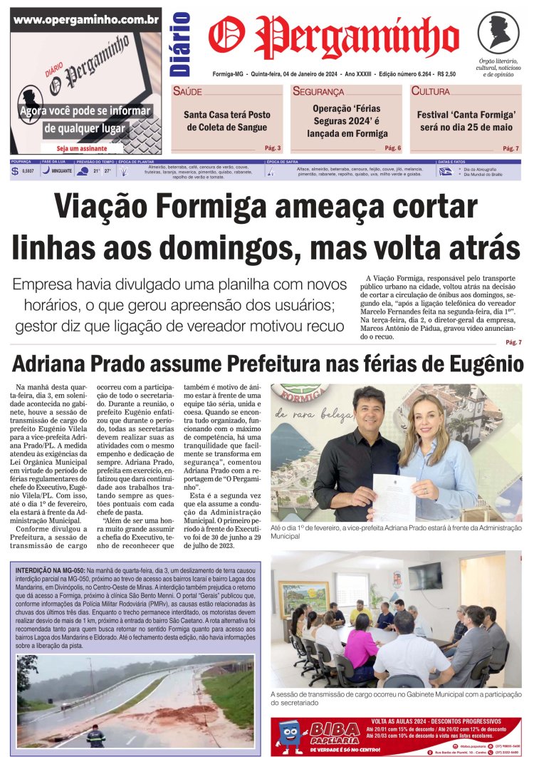 O Pergaminho 04/01/2024