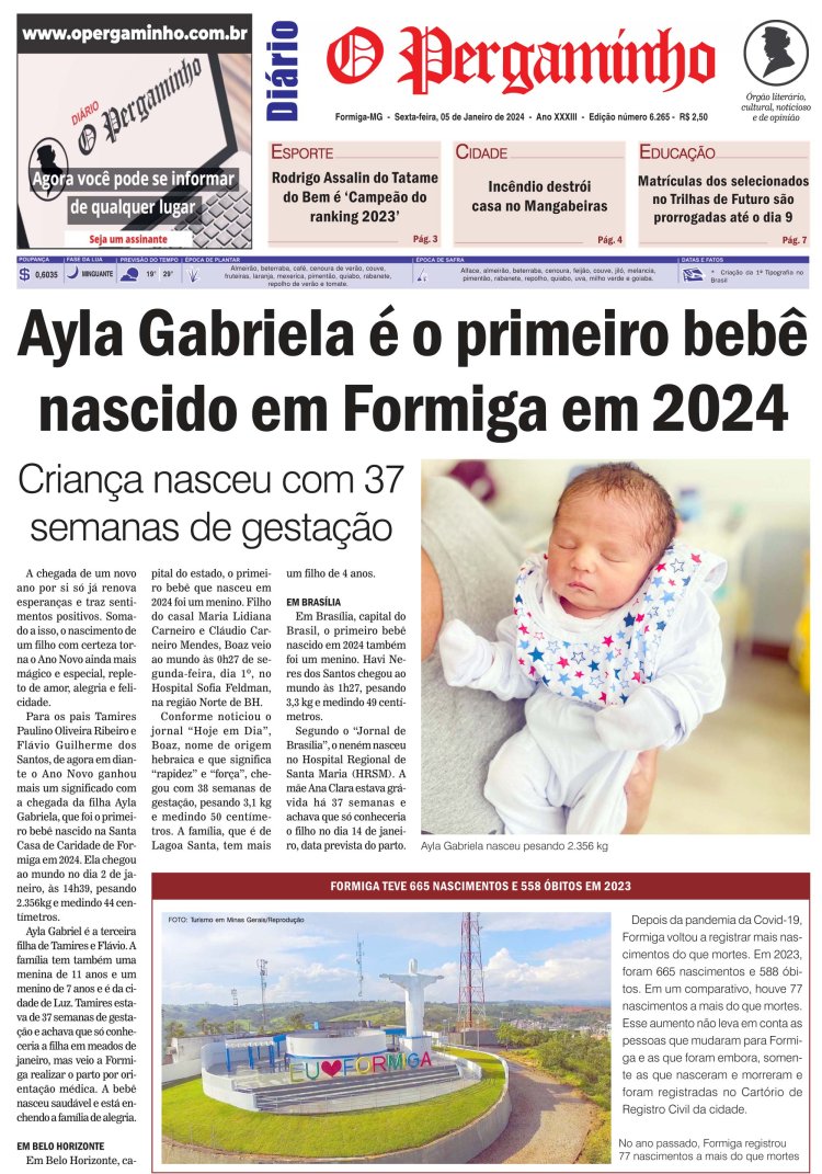 O Pergaminho 05/01/2024