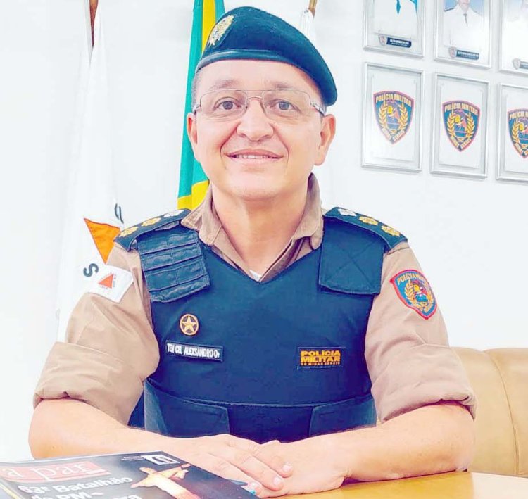 Tenente-coronel Alexsandro Souza assume 63º Batalhão da PM nesta terça