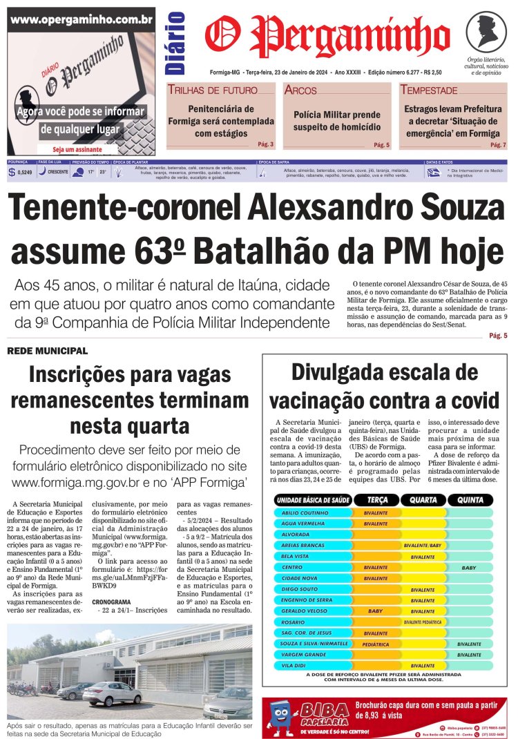 O Pergaminho 23/01/2024