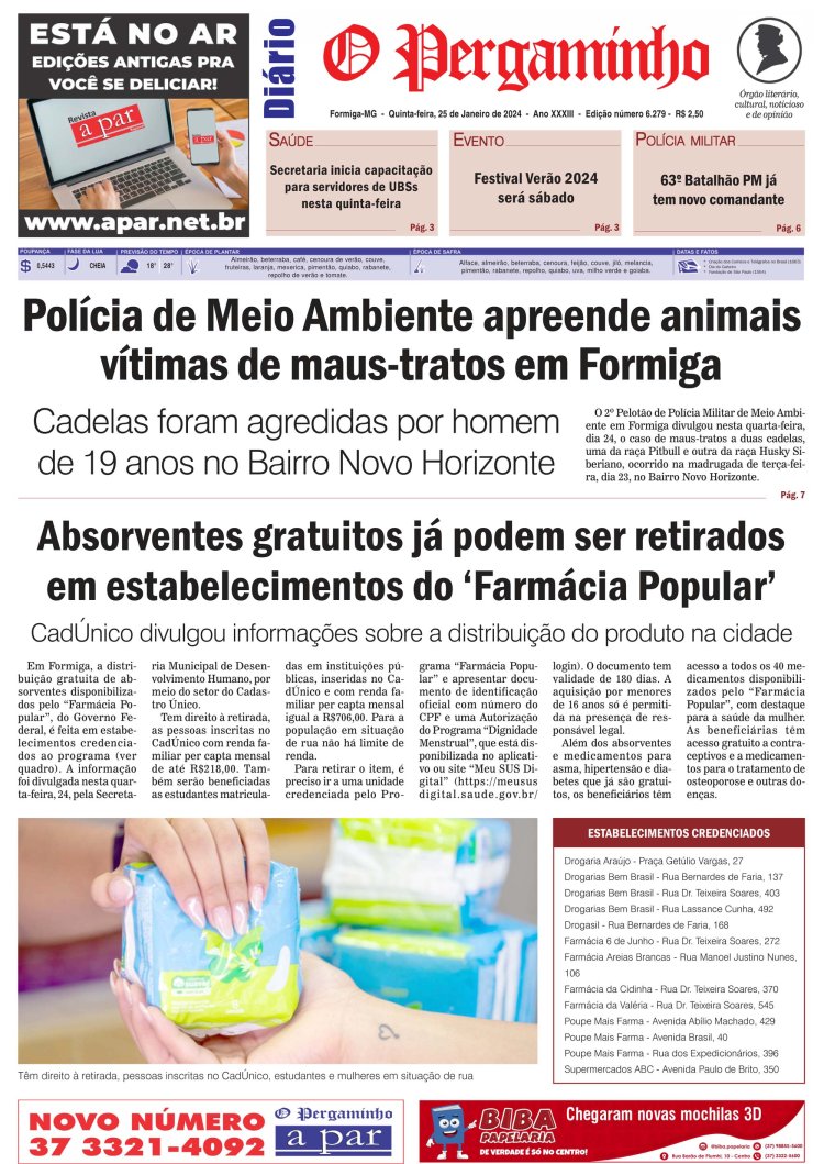 O Pergaminho 25/01/2024
