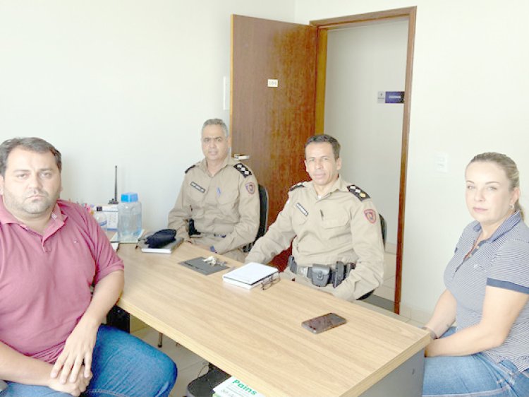 Reunião PM e Prefeitura