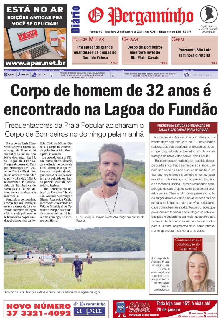 O Pergaminho 20/02/2024