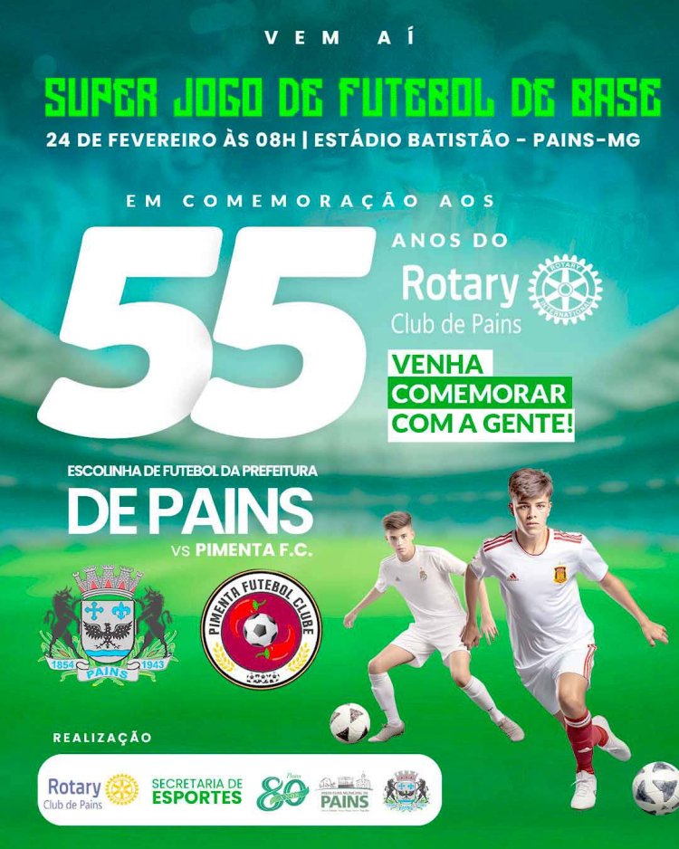 Pains: Super jogo de futebol de base