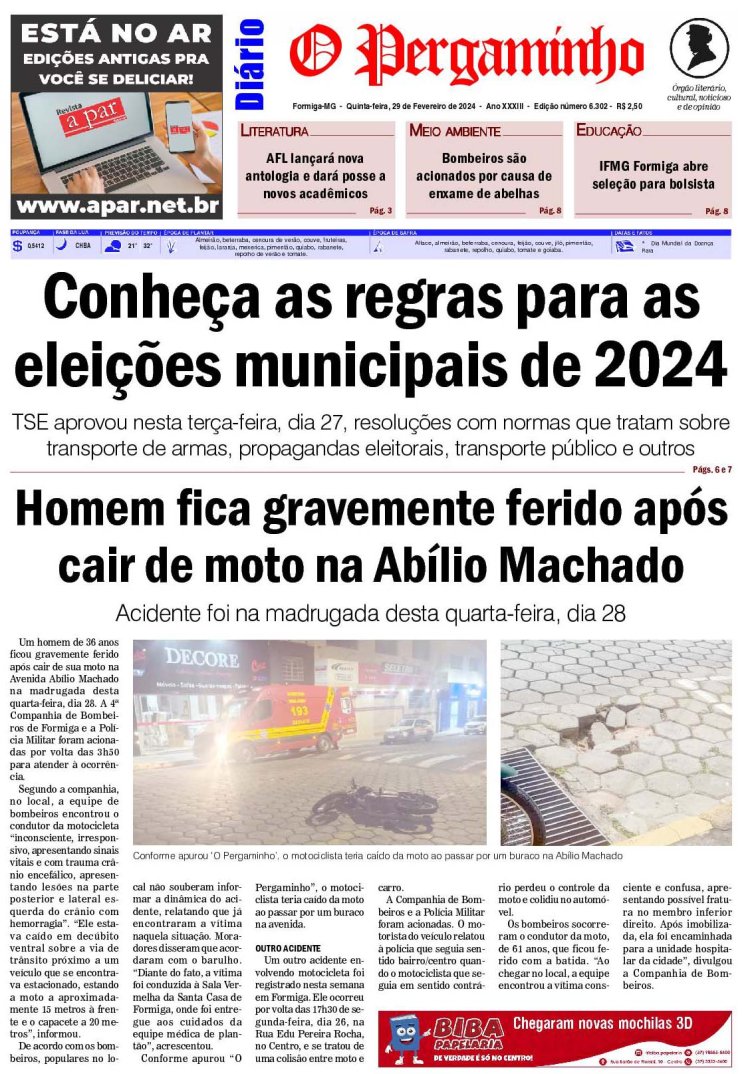 O Pergaminho 29/02/2024