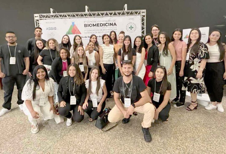 Unifor-MG: Alunos de Biomedicina participam de congressos em Belo Horizonte