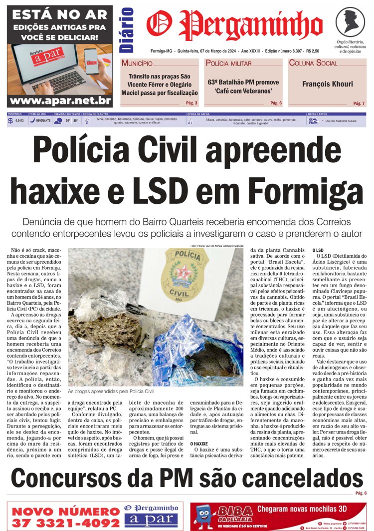 O Pergaminho 07/03/2024