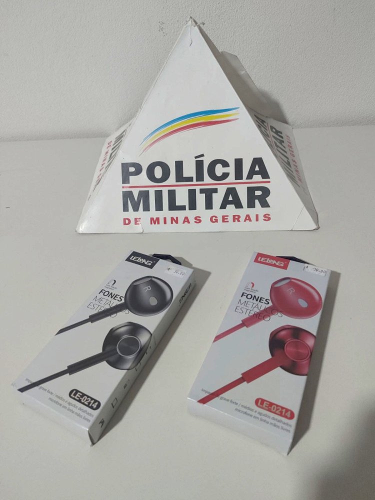 Jovem é apreendido pela PM após furtar estabelecimento comercial