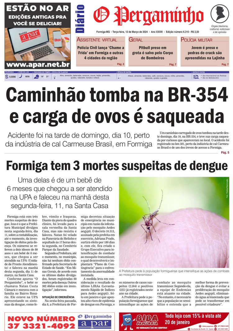 O Pergaminho 12/03/2024