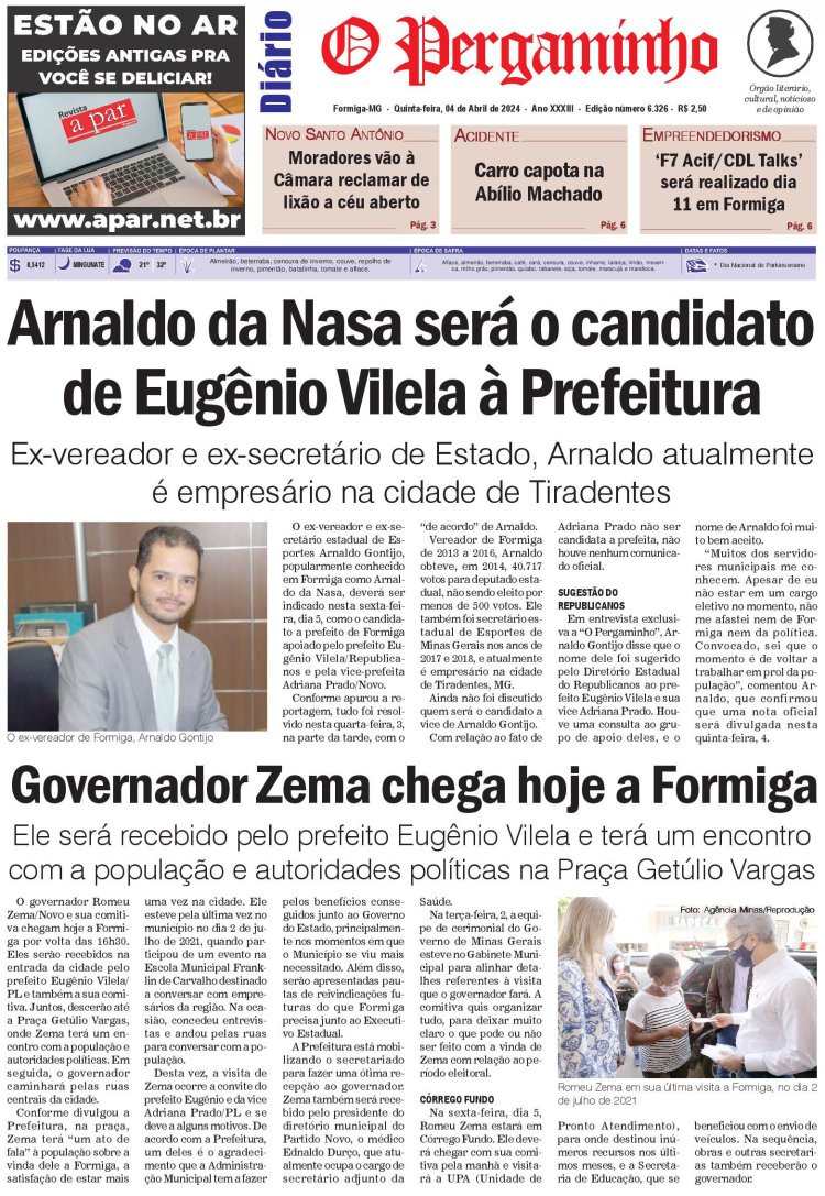 O Pergaminho 04/04/2024
