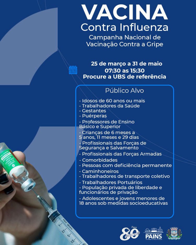 Pains: Vacina Contra Influenza