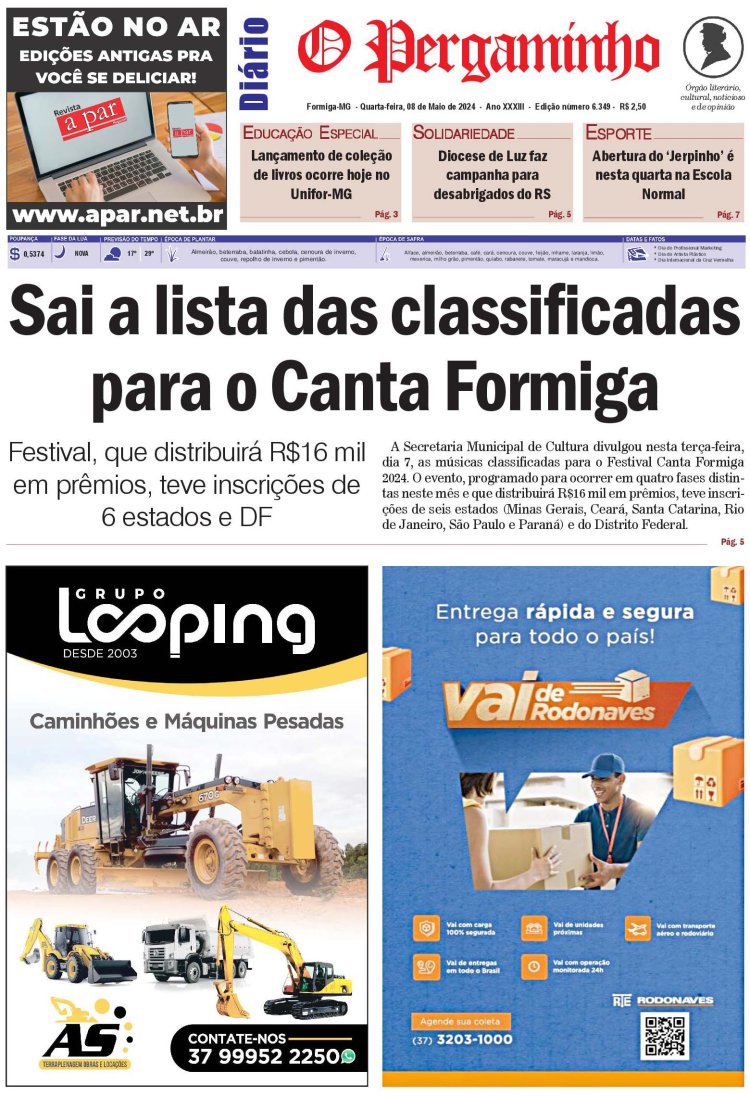 O Pergaminho 08/05/2024