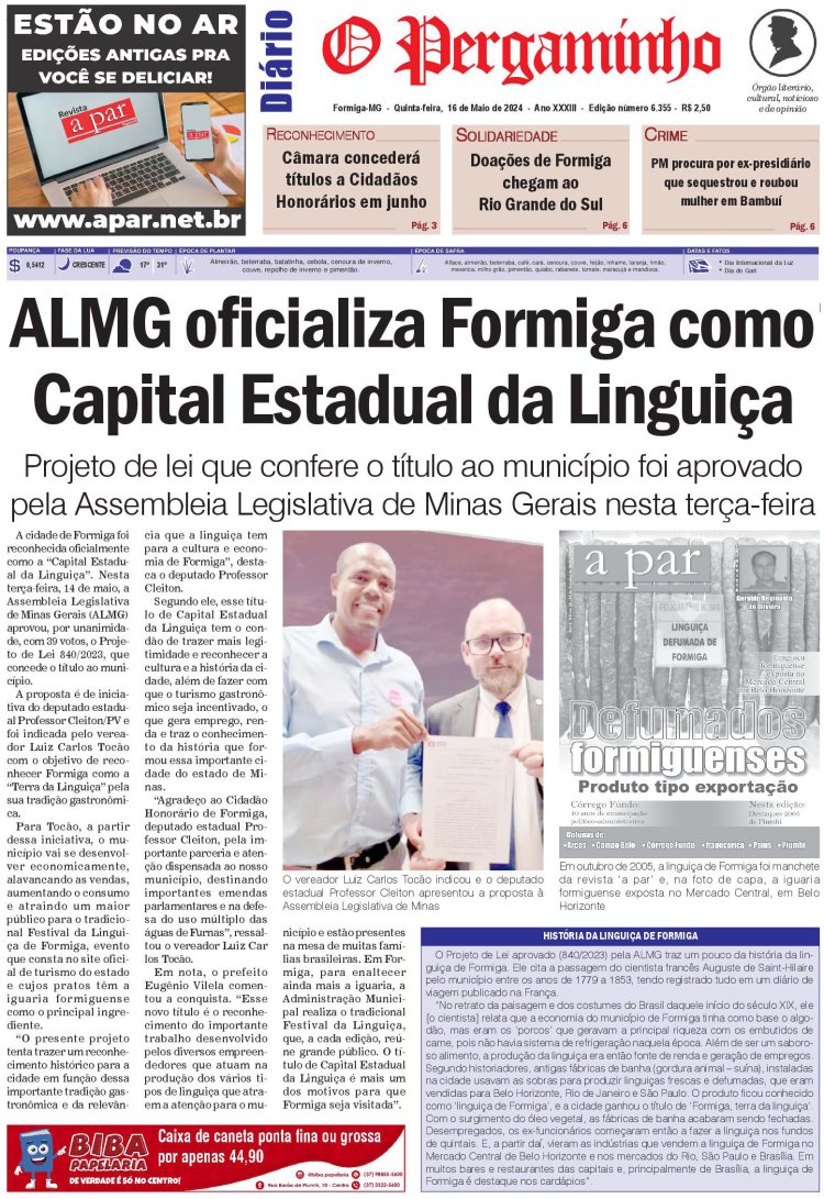 O Pergaminho 16/05/2024