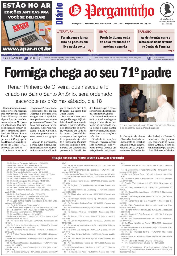 O Pergaminho 17/05/2024
