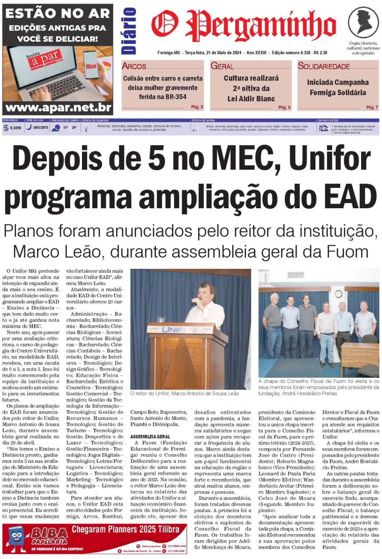 O Pergaminho 21/05/2024