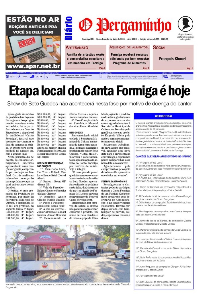 O Pergaminho 24/05/24