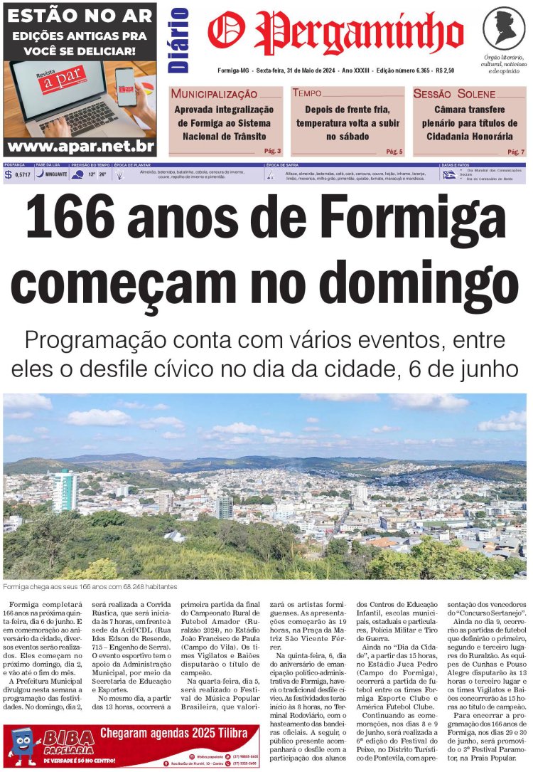 O Pergaminho 31/05/2024