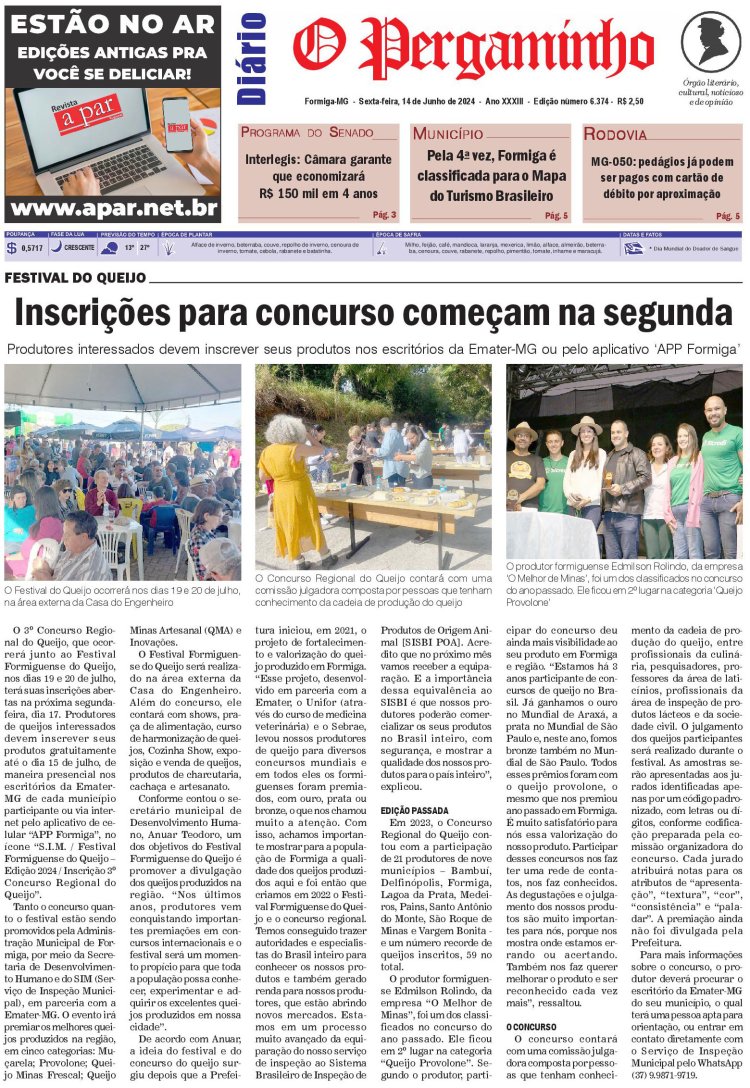 O Pergaminho 14/06/2024