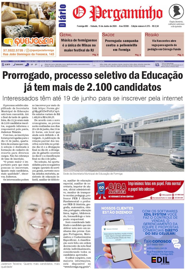 O Pergaminho 15/06/2024
