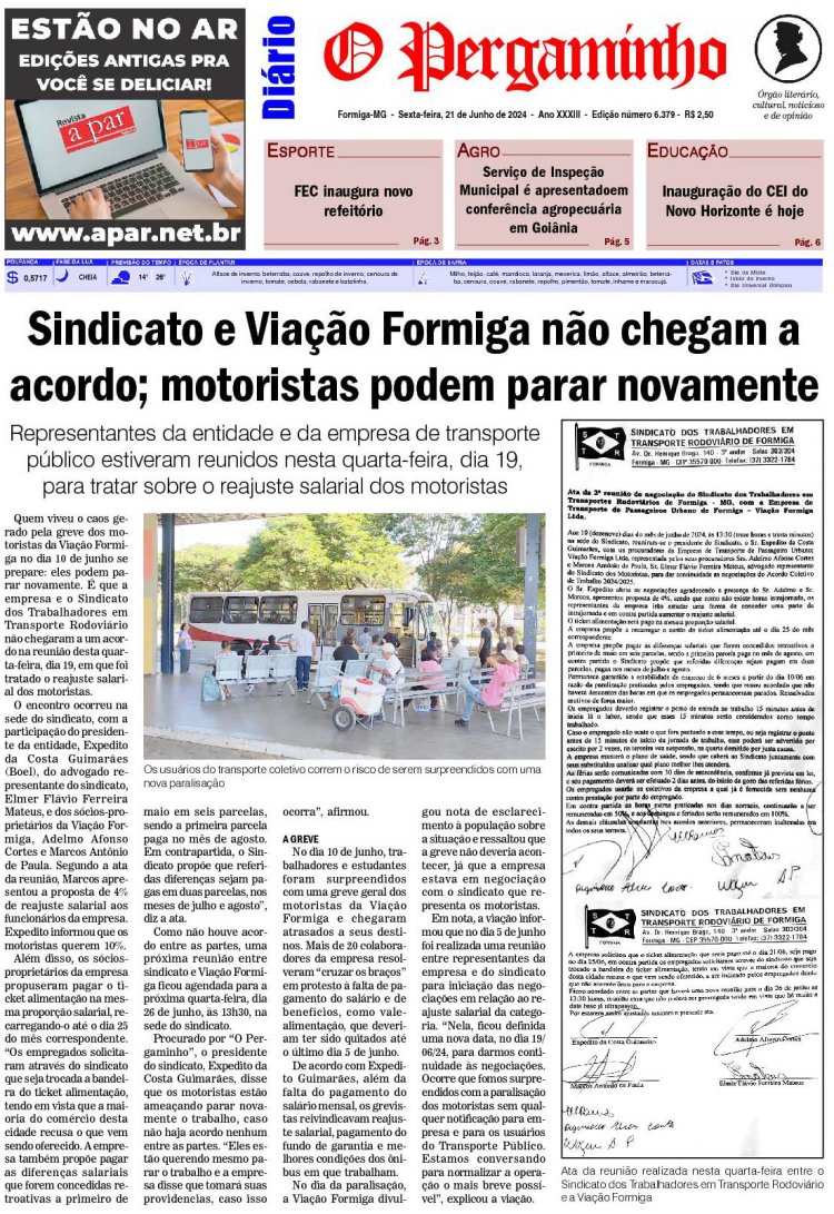 O Pergaminho 21/06/2024