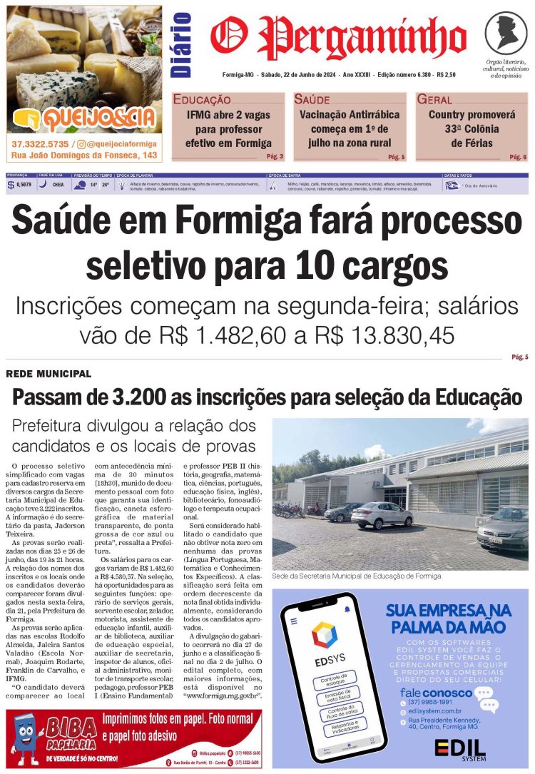 O Pergaminho 22/06/2024