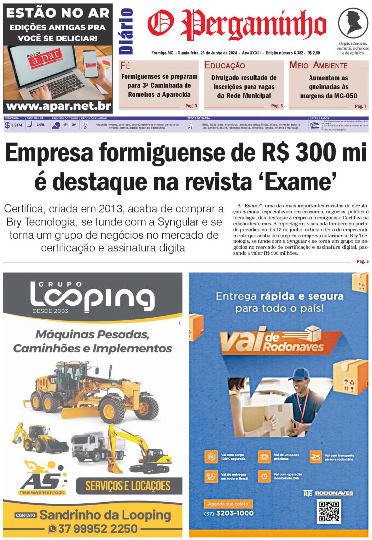 O Pergaminho 26/06/2024