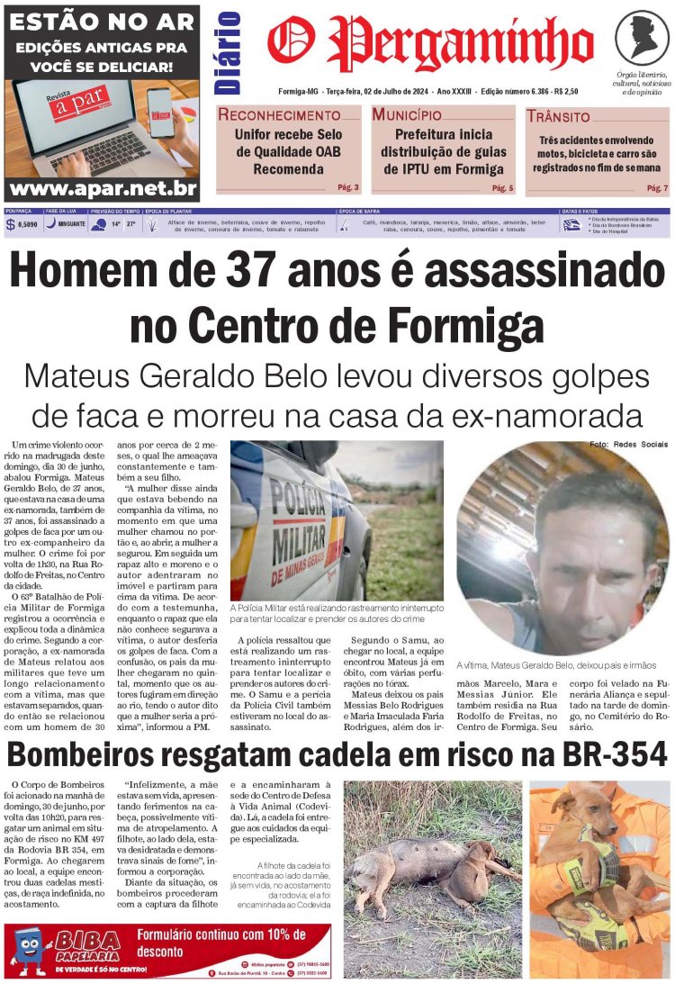 O Pergaminho 02/07/2024