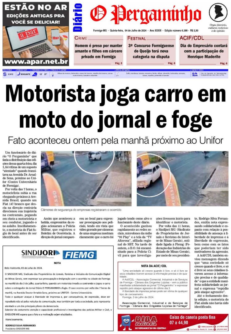O Pergaminho 04/07/2024
