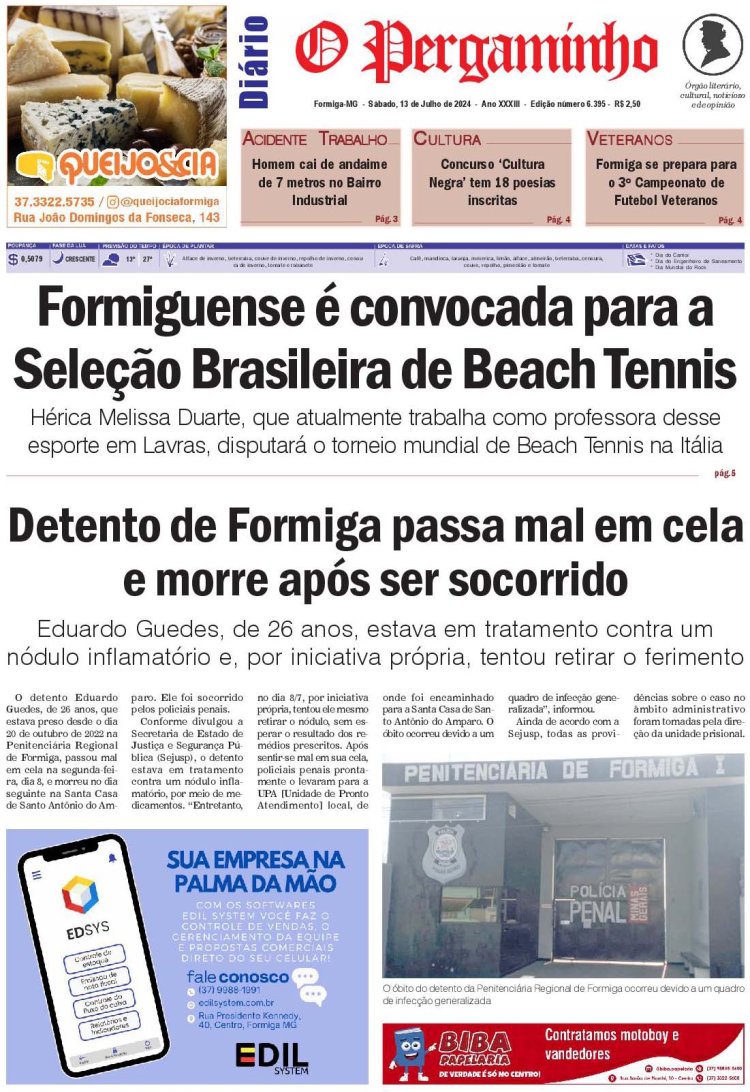 O Pergaminho 13/07/2024