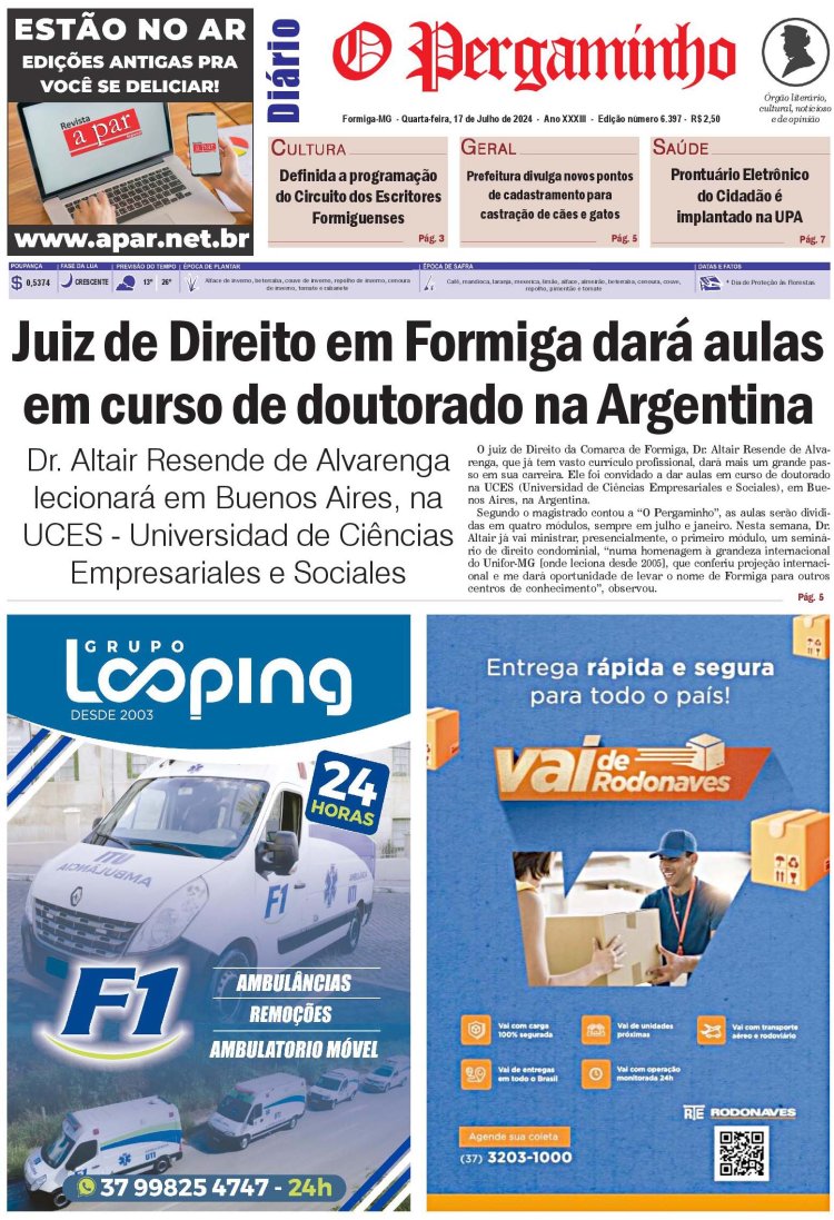 O Pergaminho 17/07/2024