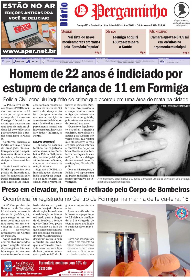O Pergaminho 18/07/2024