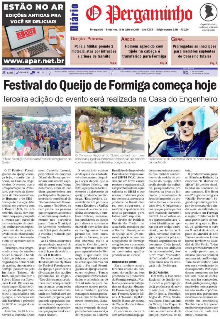 O Pergaminho 19/07/2024