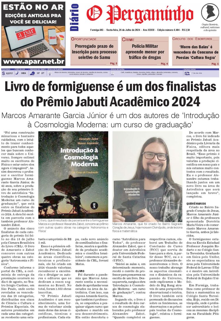 O Pergaminho 26/07/2024