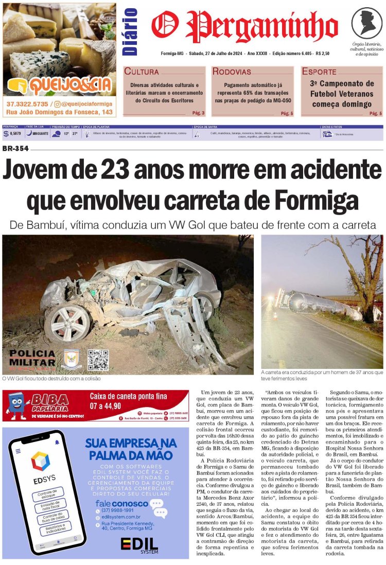 O Pergaminho 27/07/2024
