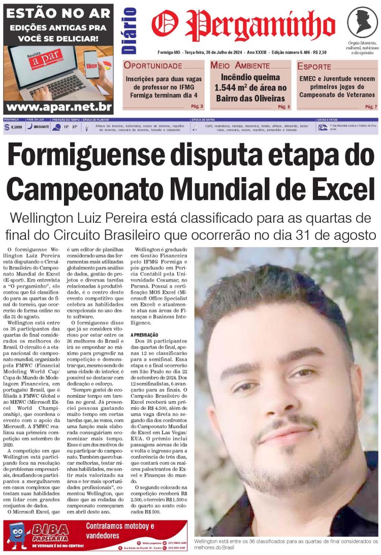 O Pergaminho 30/07/2024