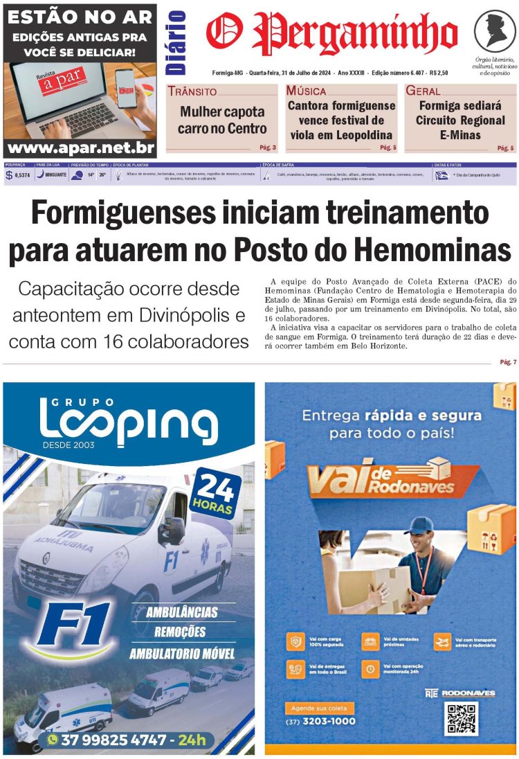O Pergaminho 31/07/2024