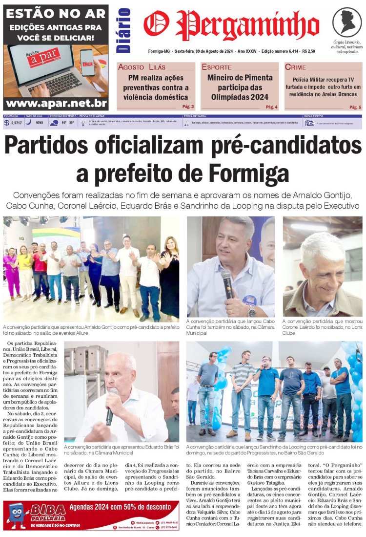 O Pergaminho 09/08/2024
