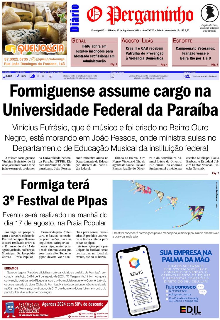 O Pergaminho 10/08/2024