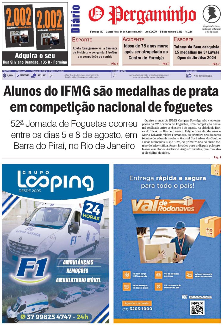 O Pergaminho 14/08/2024
