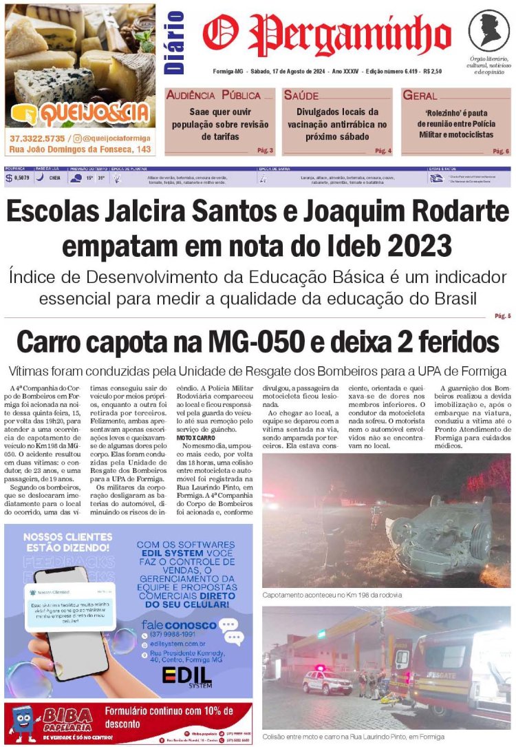 O Pergaminho 17/08/2024