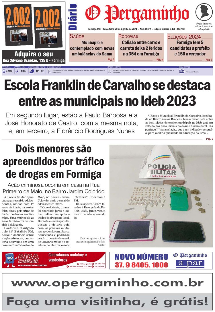 O Pergaminho 20/08/2024