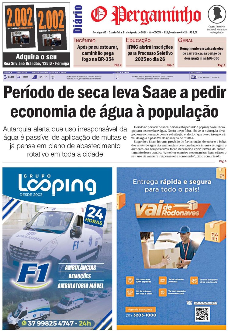 O Pergaminho 21/08/2024