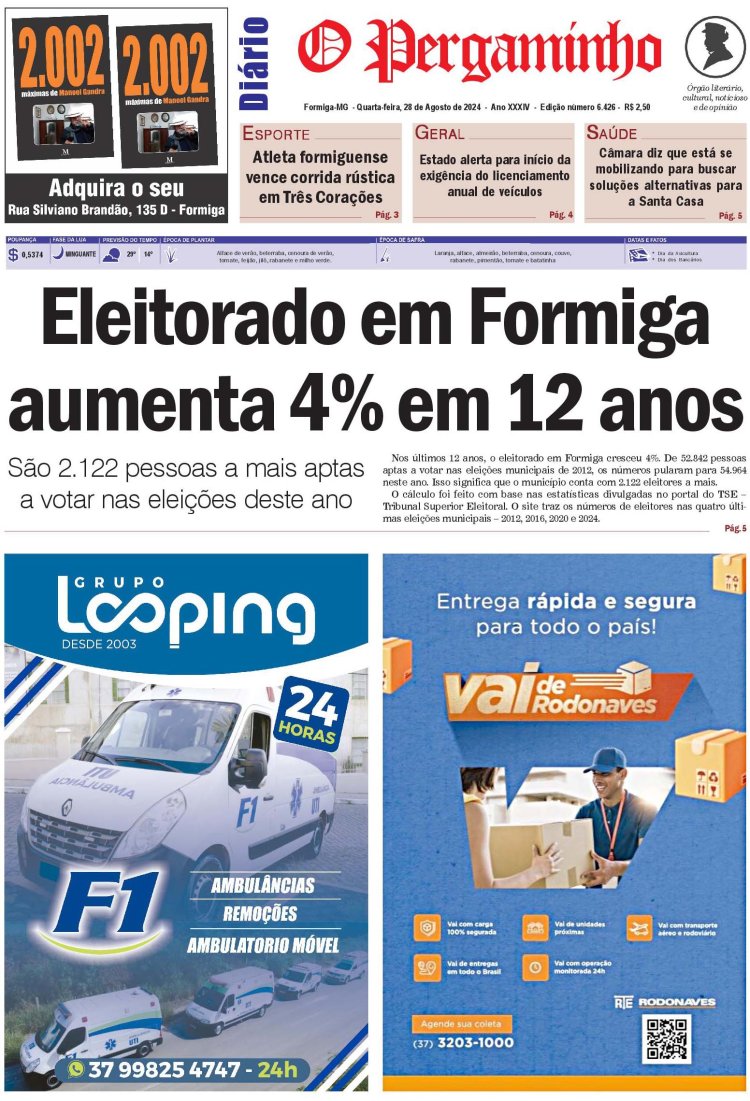 O Pergaminho 28/08/2024