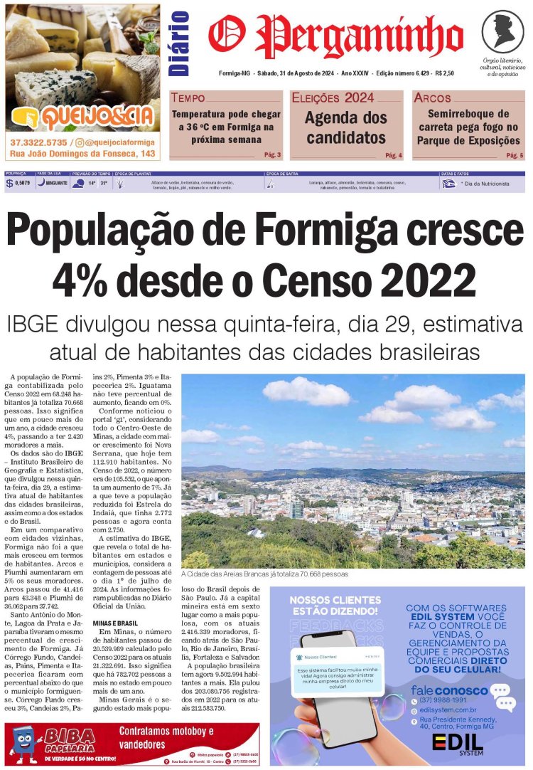 O Pergaminho 31/08/2024